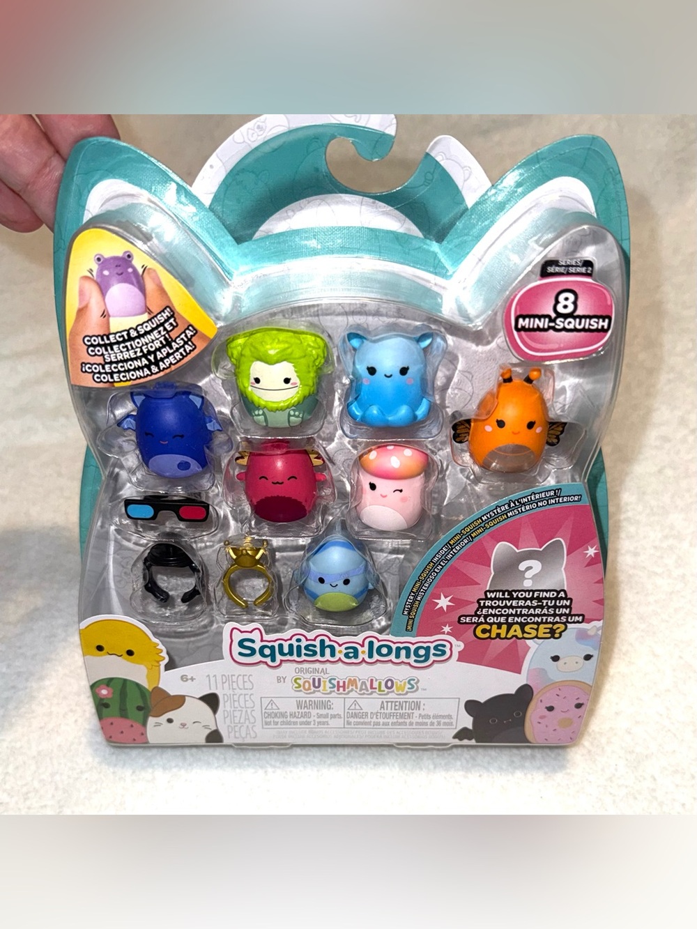 Squish-a-Longs Series 2 Mini Squish with Mystery Chase , unopened